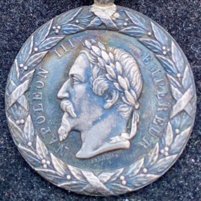 Médaille de l&rsquo;Expédition de Chine 1860 Second Empire signée E FALOT
