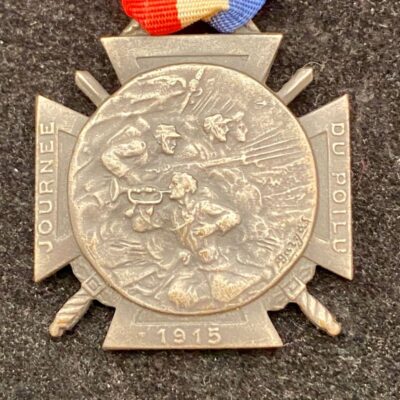 Médaillette patriotique de la Journée du Poilu 1915