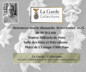 Annonce Salon Militaria de Pons La Garde Collections