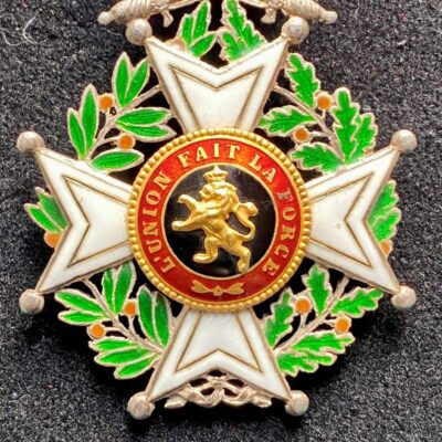 Chevalier de l&rsquo;Ordre de Léopold à Titre Militaire Belgique WWI