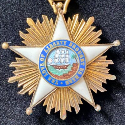 Médaille Officier de l&rsquo;Ordre de la Rédemption Africaine en Vermeil