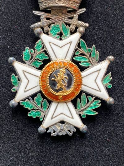 Ordre de Léopold à Titre militaire-Belgique-1832 1850-1er type