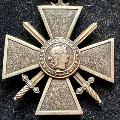 Croix de Guerre WWI 1914 1916 Vermeil France