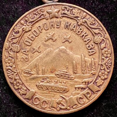 Médaille pour la Défense du Caucase-1er mai 1944-URSS-WWII
