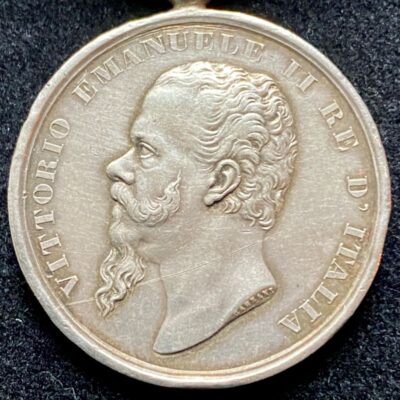 Médaille de l&rsquo;Unité Italienne – Argent – Second empire