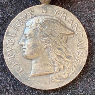 Médaille des Épidémies du Ministère de la Guerre 1918 France