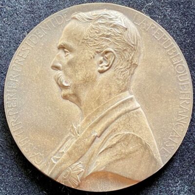 Médaille Pour l&rsquo;Election du Président Casimir Perier 1894 graveur Chaplain JC