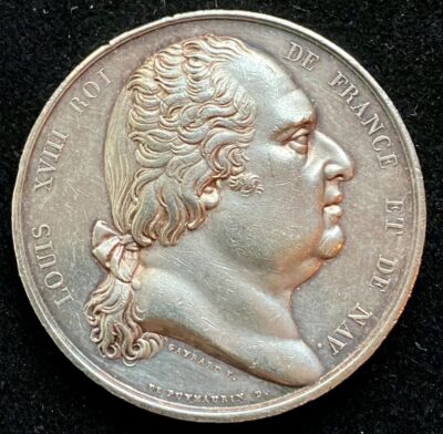 Médaille de la Chambre des Députés 1823 France Argent