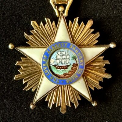 Médaille Officier de l&rsquo;Ordre de la Rédemption Africaine en Vermeil