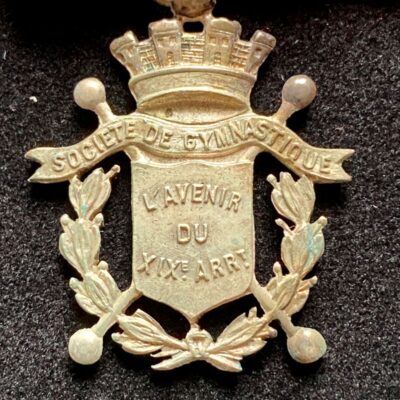 Médaille de la Société de Gymnastique « l&rsquo;Avenir du XIXéme arrondissement » 1880 1906