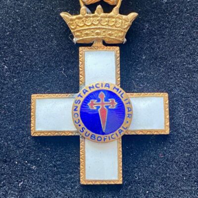 Croix de Récompense d&rsquo;Ancienneté 20 ans Sous Officicier Espagne