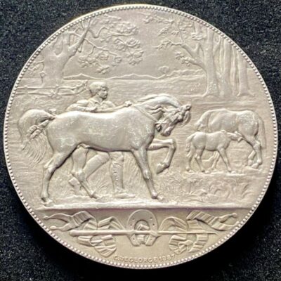 Médaille de la Fédération Nationale des Patrons Maréchaux Ferrants 1903 ARGENT