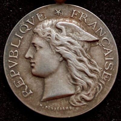 Médaille des Epidémies Ministère des Colonies argent