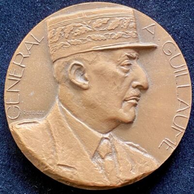Médaille du Général A. Guillaume Graveur Quérolle WWI et WWII