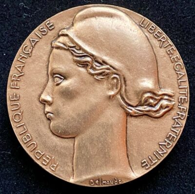 Médaille du Sénat bronze France Graveur Belmondo