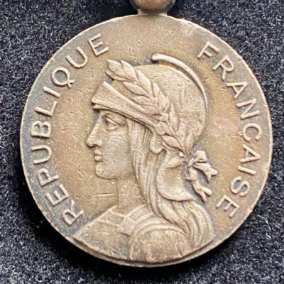 Médaille Coloniale Française Fabrication Privée agrafe artisanale LIBYE