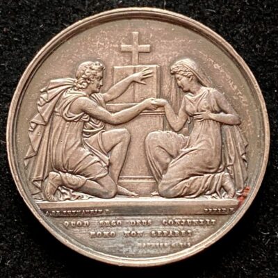Médaille de Mariage 1854 ARGENT