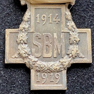 Médaille de la Société des Blessés Militaires 1914 1919