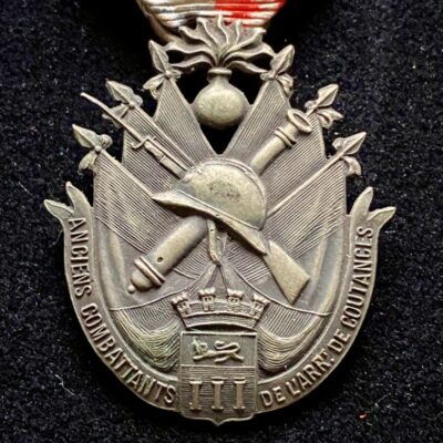 Médaille des Anciens Combattants de Coutances 14 18 WWI