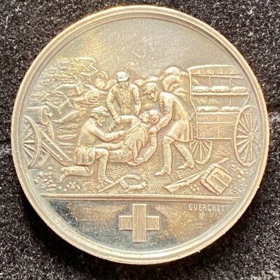 Médaille du Comité des Ambulances de la Presse – Siège de Paris 1870 1871 ARGENT