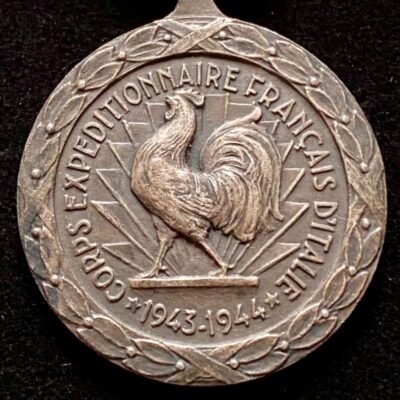 Médaille CEF « Corps Expéditionnaire Français » en Italie 1943 1944