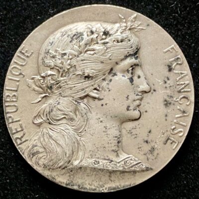Médaille Du Souvenir de la Visite du 14 juin 1910 ARGENT