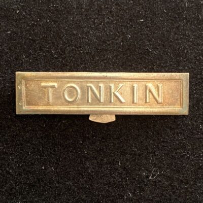 Agrafe à Clapet TONKIN signée Mercier ARGENT pour Médaille Coloniale