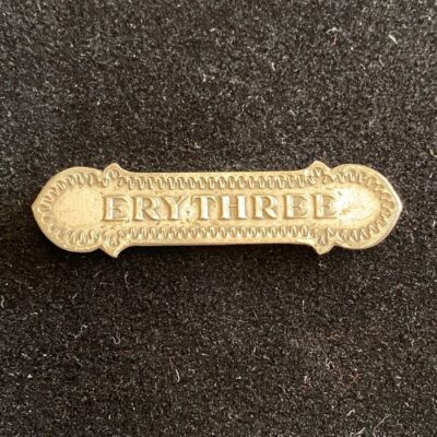 Agrafe Erythrée pour Médaille Coloniale Style Orientale Argent