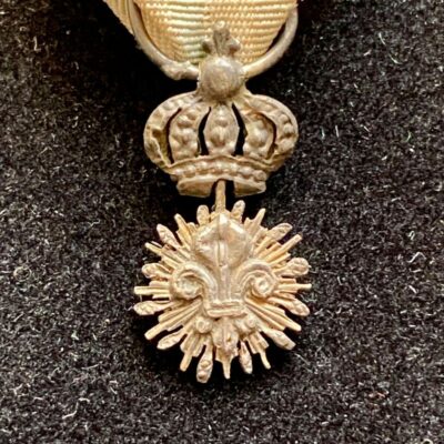 Croix du Lys Rayonnant Des Gardes Du Corps Ruban médaille de la Fidélité de Gand