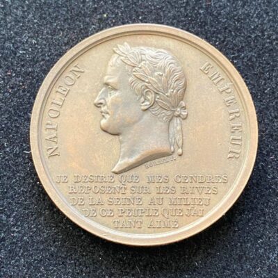 Médaille pour la Translation des restes mortels de l&rsquo;Empereur Napoléon 1er 1840
