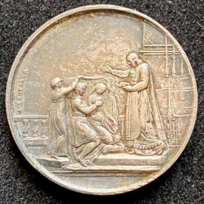 Médaille de Mariage non gravée ARGENT