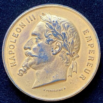 Médaille Napoléon III pour l&rsquo;Exposition Universelle de 1867 ETAIN
