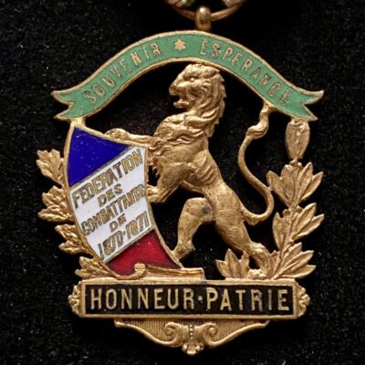Médaille de la Fédération des Combattants de 1870 1871