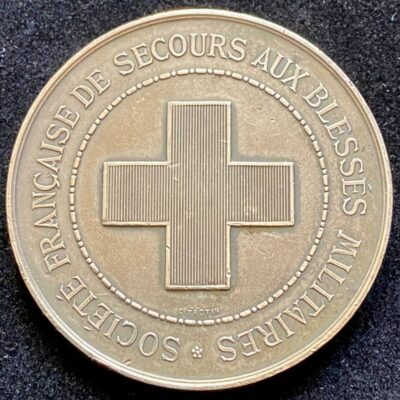 Médaille de la Société Française de Secours aux Blessés Militaires ARGENT WWI