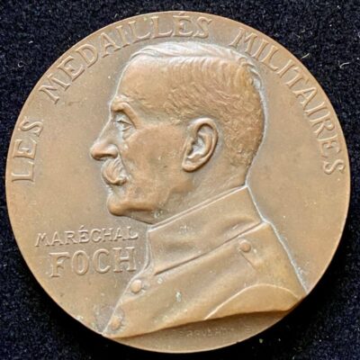 Médaille Commémorative pour le Centenaire de l&rsquo;A O F 1852 1952 Maréchal Foch