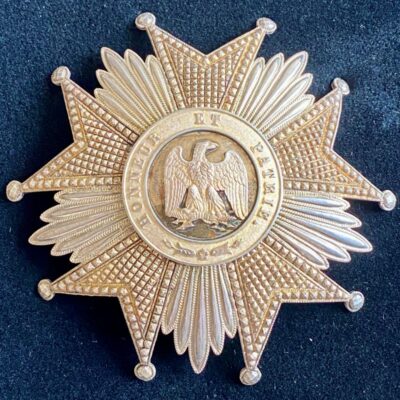 Plaque Grand Croix de La Légion d&rsquo;Honneur Second Empire Napoléon III