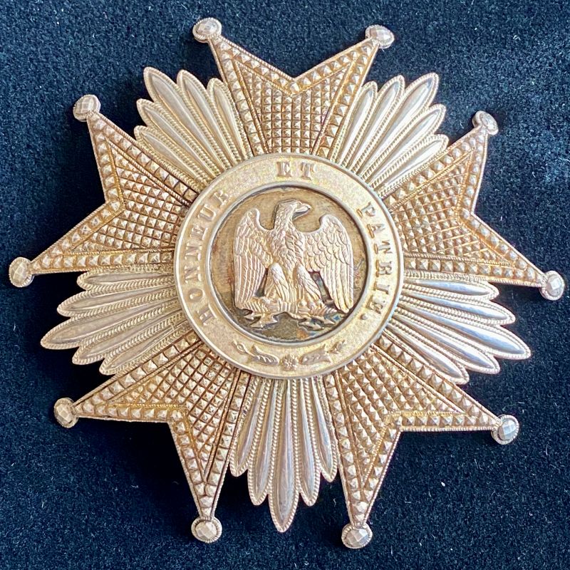 Plaque Grand Croix de La Légion d'Honneur Second Empire Napoléon III