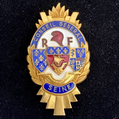 Insigne du Conseil Général de La Seine avant 1968 Arthus Bertrand