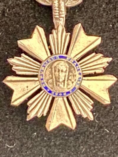 Médaille Chevalier du Mérite Artisanal Miniature Argent