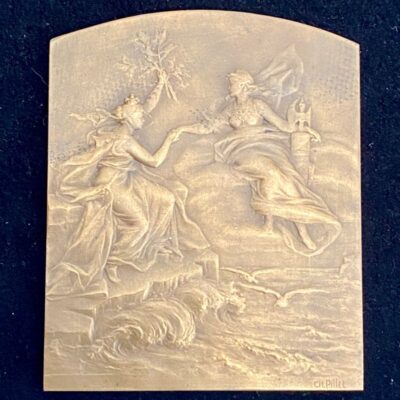 Médaille pour l&rsquo;exposition Franco-Britannique Londres 1908 Bronze