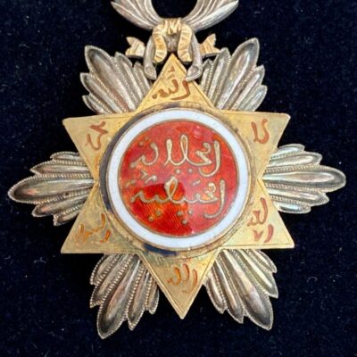 Médaille Chevalier du Ouissam Hafidien Signé Arthus Bertrand