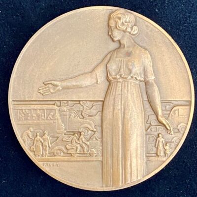 Médaille de la Prévention Routière graveur Pierre Turin Bronze