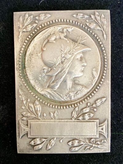 Médaille plaquette du Rallye Raid Lyon Villefranche 8 juin 1913