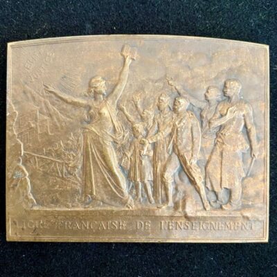 Médaille de la Ligue Française de l&rsquo;Enseignement par Borrel Bronze