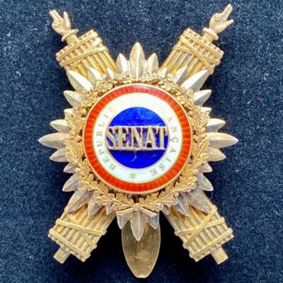Insigne du Sénat Français 3éme République XIXéme siècle