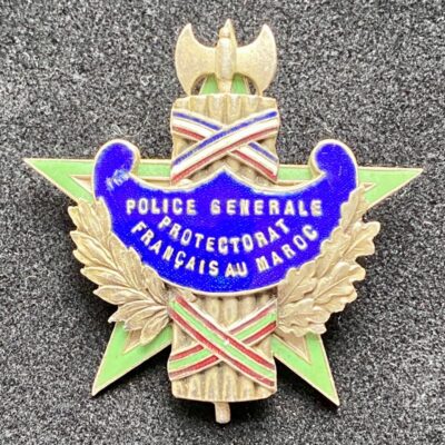 Insigne de Police du Protectorat au Maroc