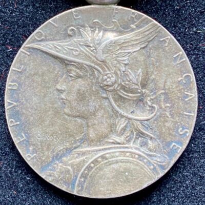 Médaille de la Seconde Expédition de Madagascar 1895 ARGENT + Agrafe 1895