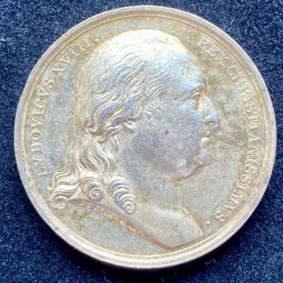 Médaille de Député sous Louis XVIII 1814 ARGENT
