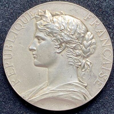 Médaille de Député de la Seine 1924 Attribuée 3éme République ARGENT
