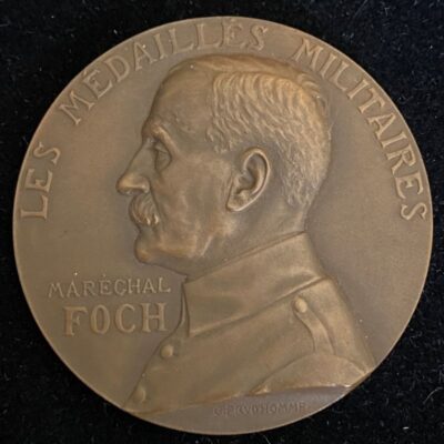 Médaille Les Médailles Militaires Maréchal Foch Centenaire de l&rsquo;AOF 1852 1952